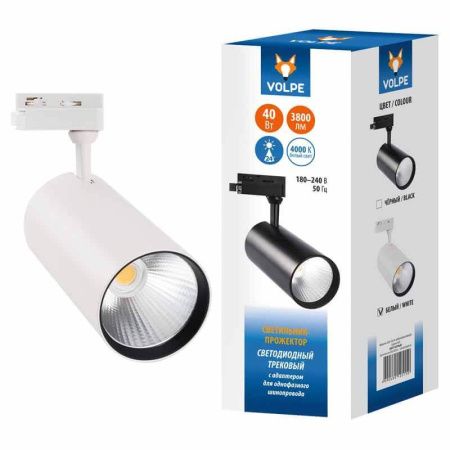 Трековый светодиодный светильник Volpe ULB-Q276 ULB-Q276 40W/4000К White