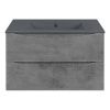 Тумба под раковину Vincea Mia VMC-2MC800BT 80х50 подвесная цвет серый