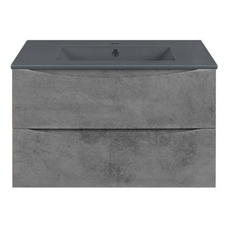 Тумба под раковину Vincea Mia VMC-2MC800BT 80х50 подвесная цвет серый