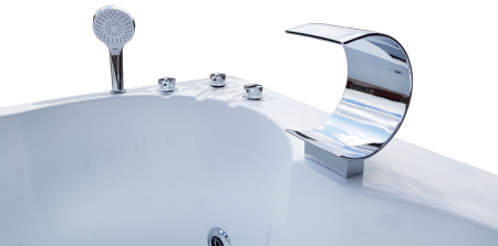 Ванна акриловая гидромассажная Royal Bath HARDON RB083100DL 200х150 пристенная прямоугольная с каркасом