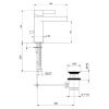 Смеситель Webert DoReMi DR830102345 на раковину никель