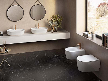 Раковина из санфаянса Hatria HAPPY HOUR Y8AM01 57х38 накладная цвет белый