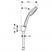 Душевой гарнитур Hansgrohe Croma Select 27594000 настенный хром