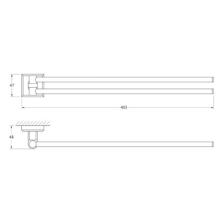 Полотенцедержатель Artwelle HAGEL 9931