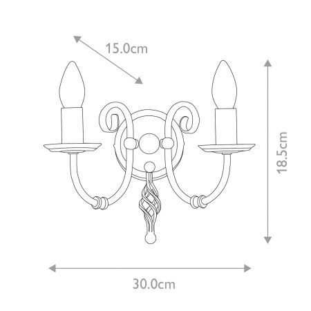 Бра Elstead Lighting Artisan (Артисан) ART2-AGD-BRASS