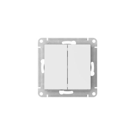 Переключатель 2-клавишный сх.6/2 10АХ механизм Systeme Electric AtlasDesign (АтласДесигн) ATN000165S