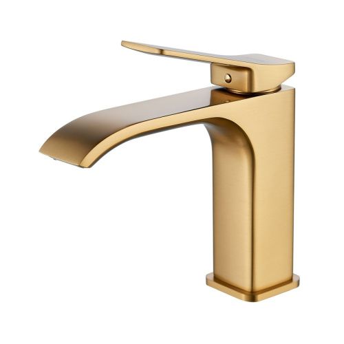 Смеситель Shevanik S4001G на раковину золото - фото 2