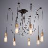 Люстра подвесная Arte Lamp Mazzetto (Маззетто) A4290SP-7BK