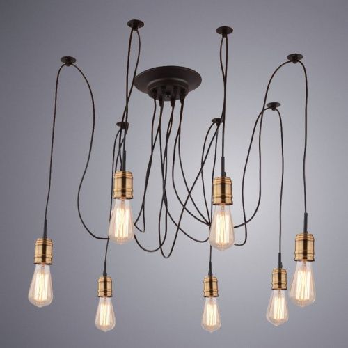 Люстра подвесная Arte Lamp Mazzetto (Маззетто) A4290SP-7BK - фото 3