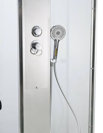 Душевая кабина AvaCan Z Z1910 100х100 квадратная с крышей ориентация универсальная