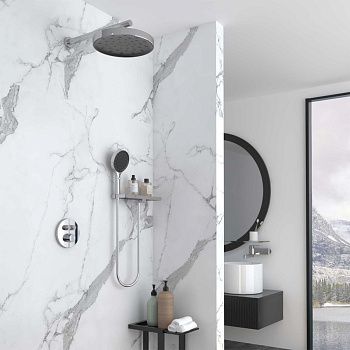 Душевая система Vincea Inspire VSFW-3I22MT2RCH встраиваемая в стену цвет хром с термостатом