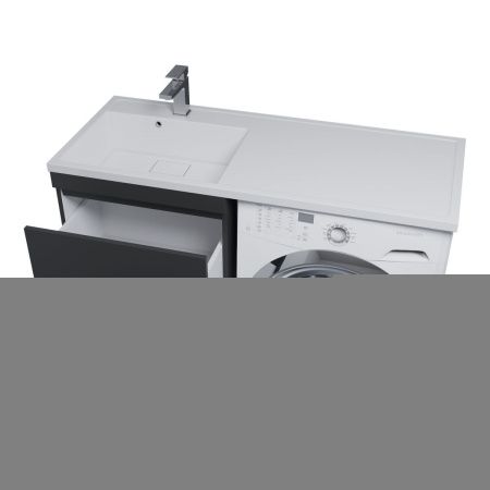 Тумба с раковиной Uperwood Magenta 51930205155 120х50 цвет черный