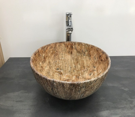 Раковина из санфаянса CeramaLux 489 32х32 накладная цвет многоцветный