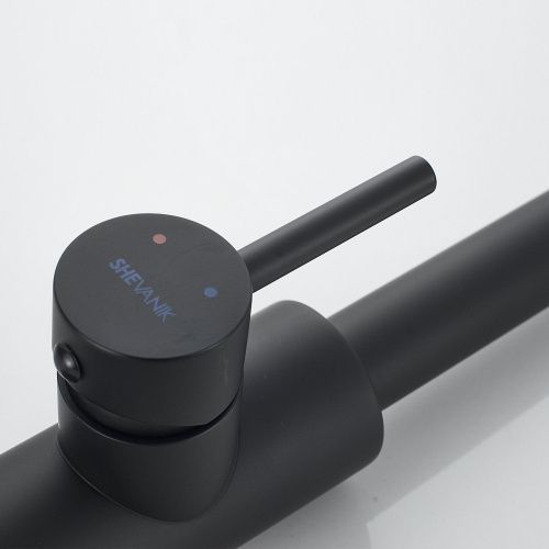 Смеситель для кухни Shevanik S263H на мойку черный - фото 5