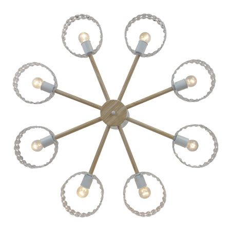Люстра на штанге Escada Banjo (БанДжо) 679/8P White
