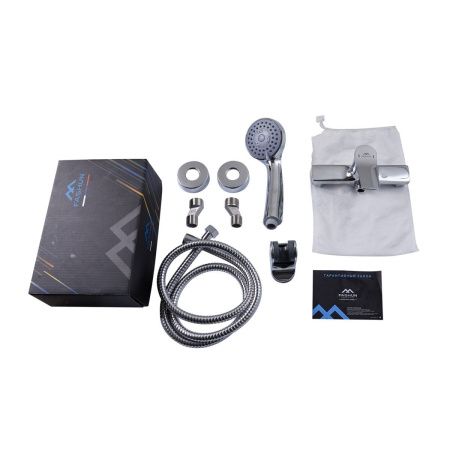 Смеситель для ванны и душа Fashun A2086 настенный хром