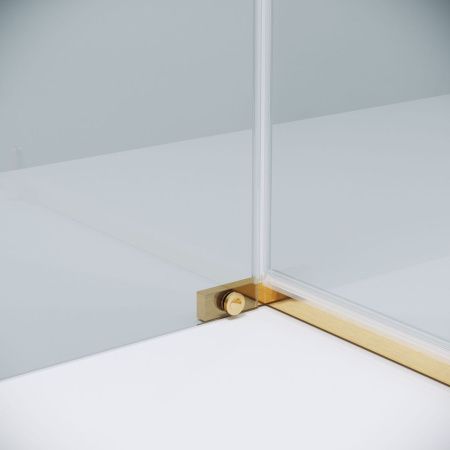 Душевой уголок Grossman Pragma 120.K33.03.1090.32.00 100х90 стекло прозрачное профиль золото без поддона