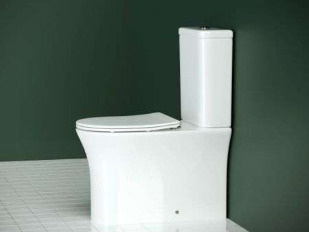 Унитаз напольный с бачком Ceramica Nova STAR CN1904 белый с сиденьем микролифт безободковый душевой смыв