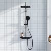 Душевая стойка Damixa Merkur 940730300 настенная цвет черный