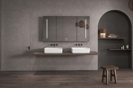 Раковина из искусственного камня Abber Stein AS2634 60х40 накладная цвет белый без отверстий под смеситель