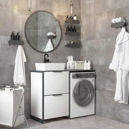 Тумба под раковину Corozo Гера SD-00001911 57х48х88 - фото 4