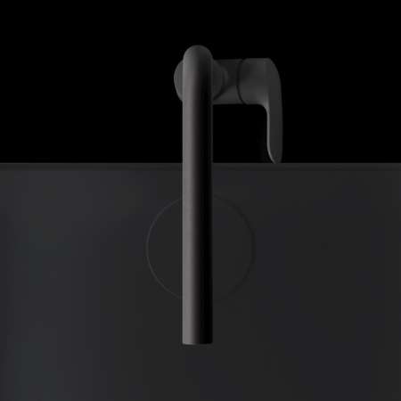 Смеситель для кухни Am.Pm Like F8005022 на раковину/на столешницу черный без термостата