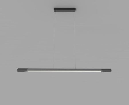 Линейный подвесной светильник Italline IT013-6020 black/silver 3000K