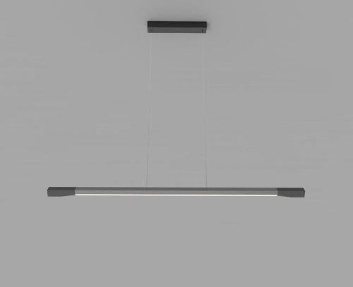 Линейный подвесной светильник Italline IT013-6020 black/silver 3000K - фото 2