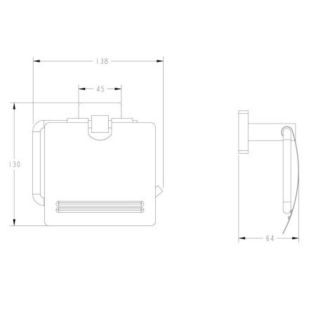 Бумагодержатель Fashun A2603