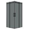 Душевой уголок Grossman Classic 300.K33.04.8080.21.10 80х80 стекло тонированное профиль черный без поддона