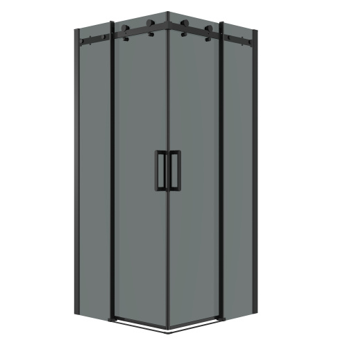 Душевой уголок Grossman Classic 300.K33.04.9090.21.10 90х90 стекло тонированное профиль черный матовый