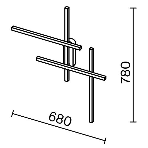 Бра Maytoni Halo MOD248WL-L24BK - фото 3