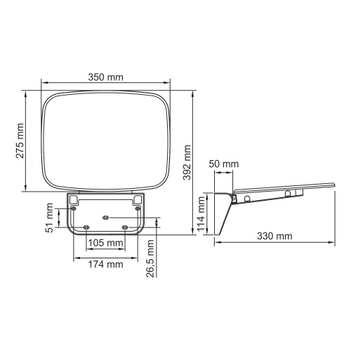 Сиденье для душа Wasserkraft SS402 - фото 2