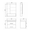 Зеркало-шкаф Comforty Парма 00004143488CF 60х80 подвесной цвет бежевый
