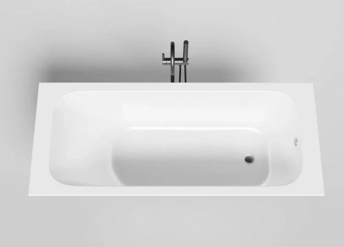 Ванна из искусственного камня Salini ORLANDA 102022MRH 180х80 встраиваемая прямоугольная
