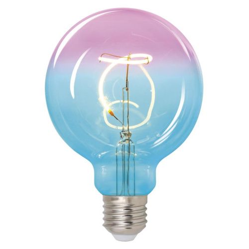 Лампа светодиодная филаментная Uniel Soho (Сохо) LED-SF01-4W/Soho/E27/CW BLue/Wine GLS77TR - фото 3