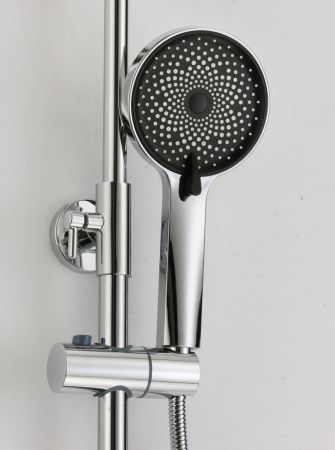Душевая стойка Savol S-009045A настенная цвет хром