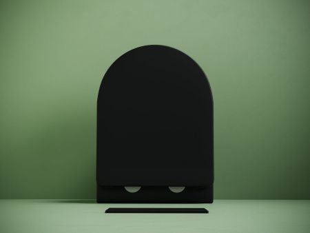 Унитаз подвесной Ceramica Nova UNO CN11001TMB черный с сиденьем микролифт смыв торнадо