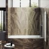 Душевая шторка на ванну Maybah Glass MGV-600-5 80х140 стекло прозрачное профиль хром ориентация универсальная