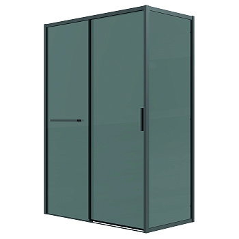 Душевой уголок Grossman Style 120.K33.05.1390.21.10 130х90 стекло тонированное профиль черный матовый без поддона