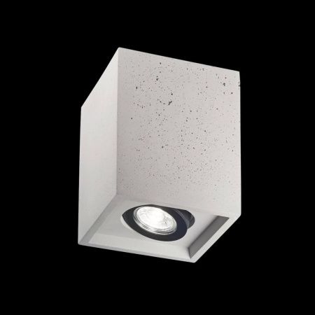 Светильник потолочный Ideal lux Oak (Оак) Oak PL1 Square Cemento 150475