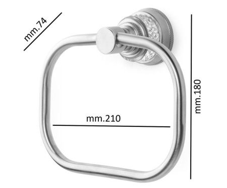 Полотенцедержатель Boheme Aura 10245-G