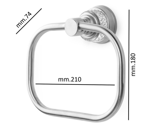 Полотенцедержатель Boheme Aura 10245-G - фото 2