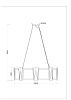 Люстра подвесная Arte Lamp Grato (Грато) A4079LM-8CC