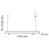 Светильник подвесной Wertmark Technical Puntero Pendant P068PL-L27W4K