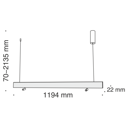 Светильник подвесной Wertmark Technical Puntero Pendant P068PL-L27W4K