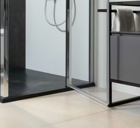 Душевая дверь Allen Brau Priority 3.31025.00 90х200 стекло прозрачное профиль хром