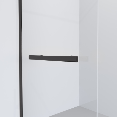 Душевая перегородка Niagara Nova NG-681-90BLACK 90х195 стекло прозрачное профиль черный