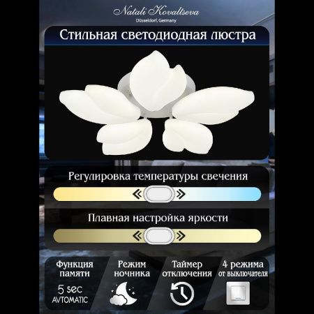 Люстра потолочная Natali Kovaltseva Effect (Еффецт) LED LAMPS 81116