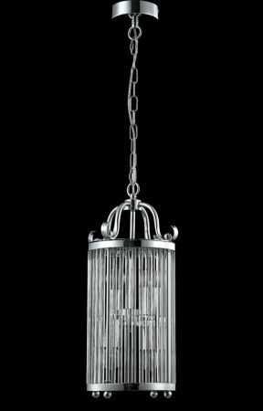 Светильник подвесной Crystal Lux Tadeo (Тадео) TADEO SP4 D200 CHROME/TRANSPARENTE